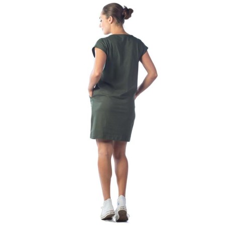Full allert-free dress, size 46, khaki color-3