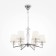 Maytoni Mod064PL-06N, 6HE14, 40W, 70x70x140 cm, Nickel color