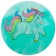 Children's ball "Unicorns", d = 22 cm, 60 g, color mix