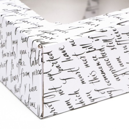 Self -charged box, with a window, "Letter" 19 x 19 x 9 cm set 5 pcs-4