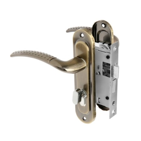 Cut Lockland RD002, with a pen, 3 keys, bronze color-1
