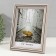Photo frame plastic 15x20 cm "Staircase with rhombuses" Beige 2x18x23 cm