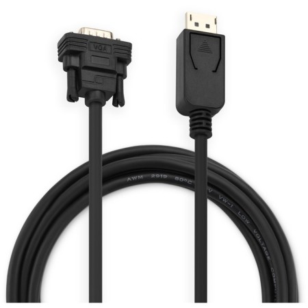 Audio-Video Buro 1.1V DisplayPort (M)/VGA (M) 3M. gilding. Black (bhp dp_vga- 107481-1