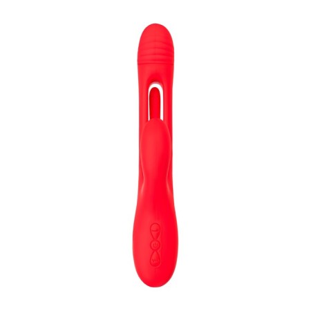 Vibro -roller with the Jos Patti Moving Language, 24 cm, silicone, red color-4