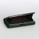 Women's wallet on magnet, green color