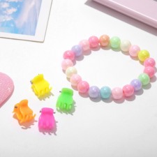 The kit of children's “chosen” 5 items: 4 crab, 1 bracelet, rainbow, color mix