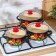 Set of pan "graceful", 3 subjects: 1.5 l, 2 l, 3 l, covers, induction