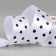 Satin tape "Golshek", 40 mm × 23 ± 1 m, white color No. 001