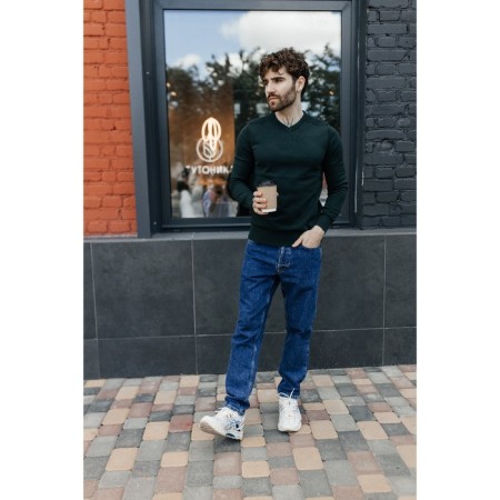 Jumper male ise, size 58, emerald color-1
