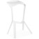 MAGA MEGA chair plastic, white 50x43x80 cm