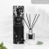 Aromatic diffuser "Home", 120 ml, English pear and freesia, silver