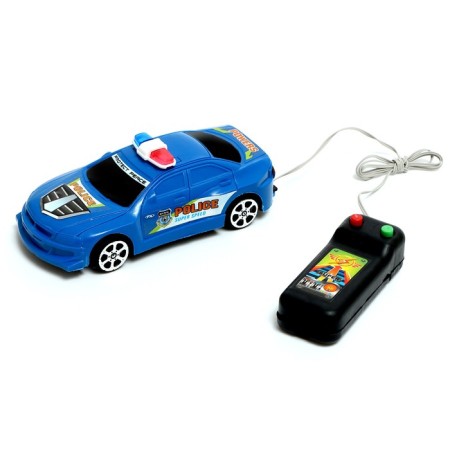 The Police machine, on remote control, works from batteries, mix-4