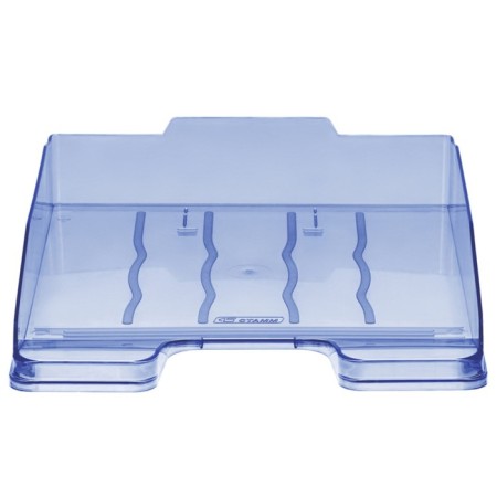 Horizontal "expert" tray, tinted blue-4