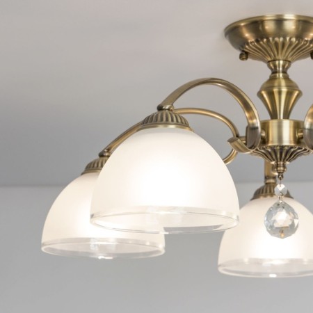 Cutilux Cutilux chandelier “Francesca” CL417153 58x58x26 cm, 5x75W, E27, brown color-6