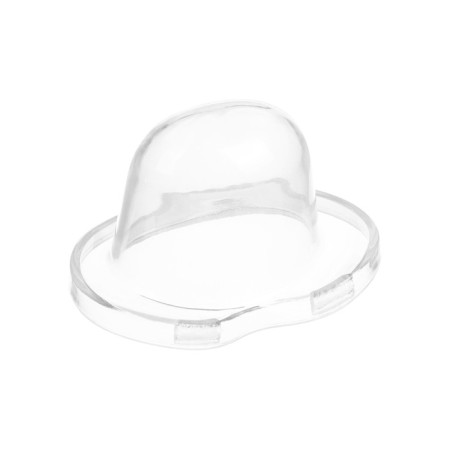Silicone orthodontic dummy with a cap, from 0 months, color peach-8