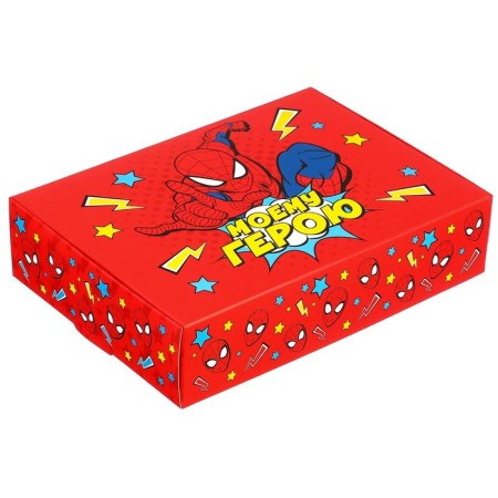 Gift box, folding to "my hero" 21x15x5 cm, spider-man-3