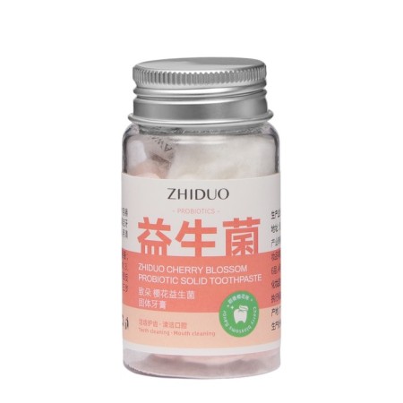 Organic toothpaste in tablets with sakura, 28.5 g, set 30 pcs-1