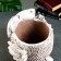 Figure pot "Owl", 2.8 l/30x31x26 cm brown
