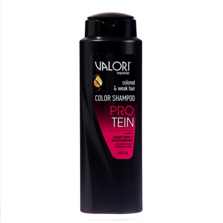 Valori hair shampoo Protein complex and intensive care, 650 ml