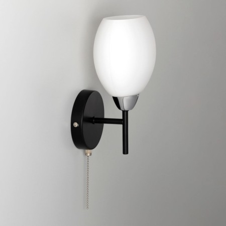 Sconces Citilux "Florida" CL148315, 15x23.5 cm, 1x60W, E14, Black Color Black-3