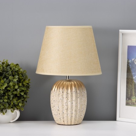 Table lamp "Nick" 1he14 40w beige 22x22x32cm-2
