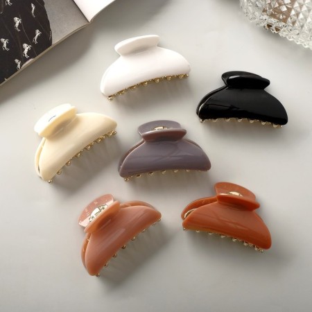 Hair crab "Sofia" classics, 7 cm, mix-1