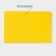 Professional cutting board Hanna Knövell, 60 × 40 × 1.8 cm, yellow color