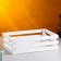 Wooden Kashpo 30 × 20 × 9.5 cm "Classic", three -strip, white give beautifully