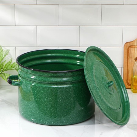 Enameled tank, 18 liters, induction, color mix-2