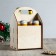 Box for beer "Happy New Year!" Santa Claus and Mug
