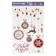 Vinyl stickers with foil "Happy New Year", 30 x 50 cm, New Year