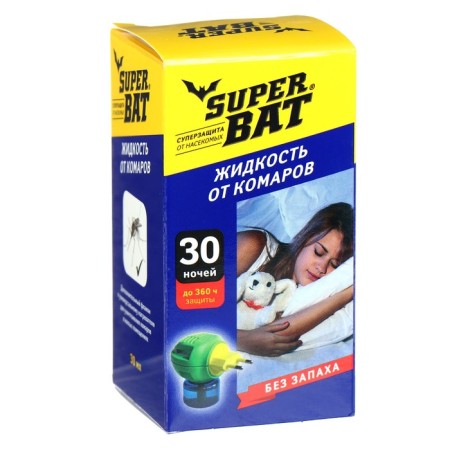 An additional bottle of mosquitoes "Superbat", 30 nights, 30 ml