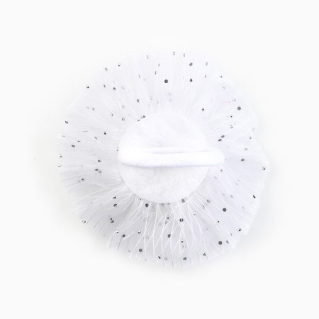 Outlet. Bant for hair on elastic band, white, 11 cm, Minnie Mouse-3