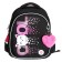 Frame saturan, 36 x 28 x 20 cm, Grizzly, from Plyusha, + keychain, black/pink
