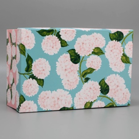 Gift box, packaging, "flowers", 38 x 25 x 13.5 cm-1