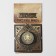 Key keychain, metal, mascot "Alexander" Latun, 3 x 3.5 x 2.5 cm