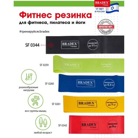 Espander Bradex tape, load up to 11 kg-4