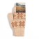 Women's mittens from Mongolian wool, beige color, size 17-19 (6.5-7.5)