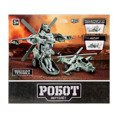 Helicopter robot, inertial, transforms in a collision-8