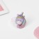 Set of children's 4 items: clips, ring, bracelet, glitter "unicorn", color