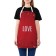 Apron of a kitchen with a photo print "Love", adjustable, size OS