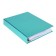 Notebook on 4 rings A5, 120 sheets in the cage "Mint. Metallic", boumvinyl cover, offset unit