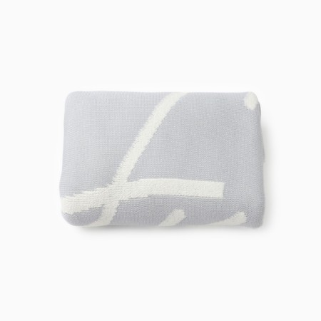 Female Bilateral Mist Gray/Milk scarf, size 47*226cm-5