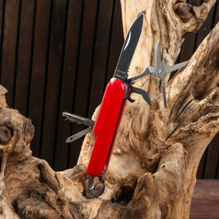 Swiss knife "Master K" 12V1, red-1