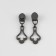 Galanterery castle for lightning "Spiral", No. 5, decorative, 10 pcs, black nickel color