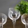 Glass candlestick set 3 pcs "veil" height 26cm, 23 cm, 20 cm transparent