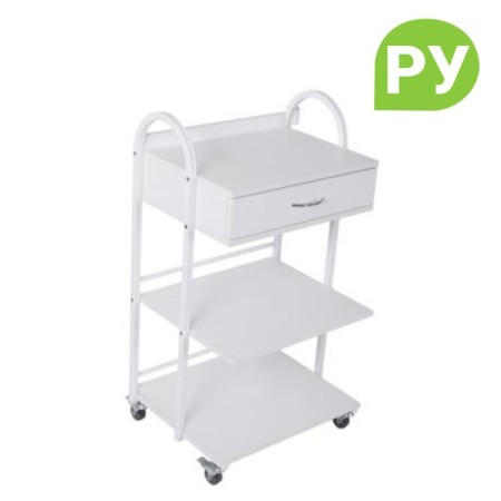 Cosmetologist maxi, white color