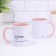 Named mug, sublimation "Control", pink bottom