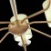 Ceiling EVOLUCE lamp. Sle108002-07. Rita. 7x40 W, E14, 75x75x44 cm, golden color