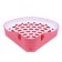 Corner toilet for rabbits and ferrets, 24 x 18 x 11 cm, red